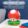 Paladone Super Mario Bros Mushroom Digital Alarm Clock with Power Up Sound Nintendo Room Décor and Merchandise