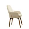 Tuchico Contemporary Fabric Accent Chair, Tan