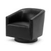 Garland Black Wood Base Swivel Chair